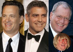 Tom Hanks, George Clooney, David Letterman, Bruce Vilanch