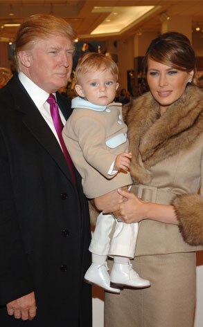 Donald Trump, Barron Trump, Melania Trump