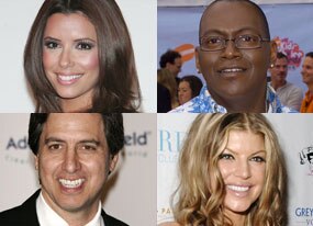 Eva Longoria, Randy Jackson, Ray Romano, Fergie