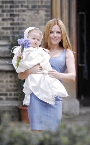 Geri Halliwell and daughter
