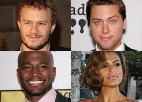 Heath Ledger, Lance Bass, Taye Diggs, Eva Mendez