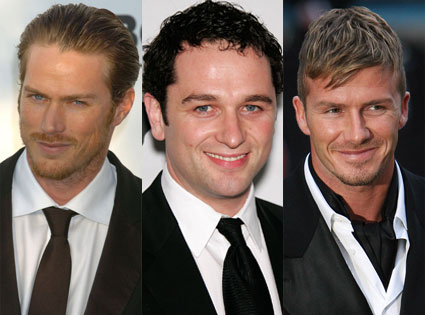 Jason Lewis, Matthew Rhys, David Beckham