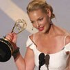 Katherine Heigl with an Emmy