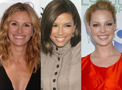 Julia Roberts, Eva Longoria, Katherine Heigl
