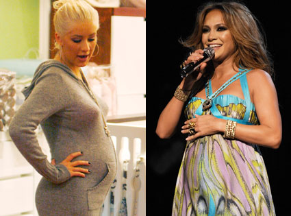 christina aguilera pregnant. Christina Aguilera, Jennifer
