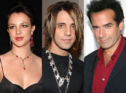 Britney Spears, Criss Angel, David Copperfield