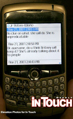 In Touch's Blackberry conversation