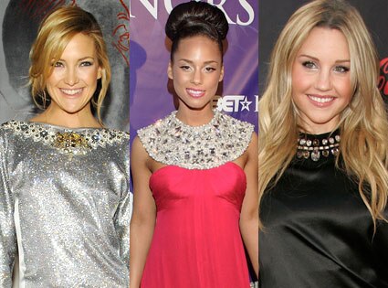 Kate Hudson, Alicia Keys, Amanda Bynes