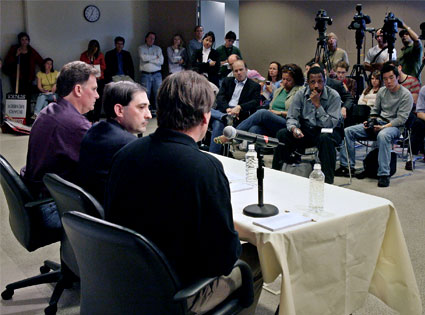 Writers Guild of America officials