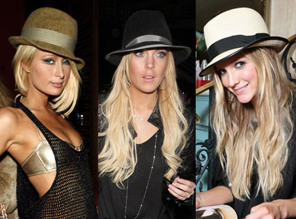 Paris Hilton,Lindsay Lohan,Ashlee Simpson