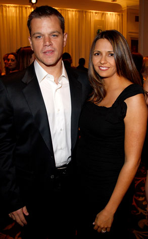 Matt Damon, Luciana Bozán Barroso Matt Damon, Luciana Bozán Barroso