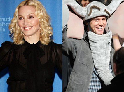 Madonna, Jim Carrey