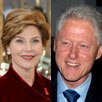 Laura Bush, Bill Clinton