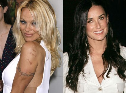 Pamela Anderson, Demi Moore