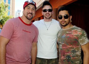 Joey Fatone, Chris Evans, Wilmer Valderamma