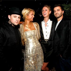 Paris Hilton, Benji Madden, Nicky Hilton, David Katzenberg