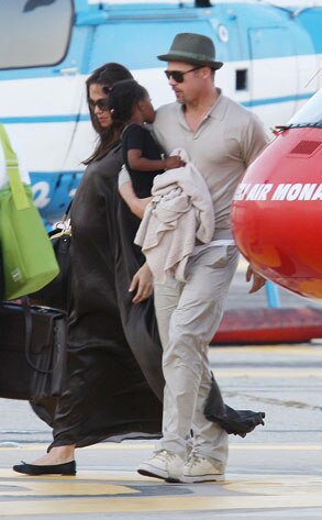 Angelina Jolie, Brad Pitt, Zahara Jolie-Pitt