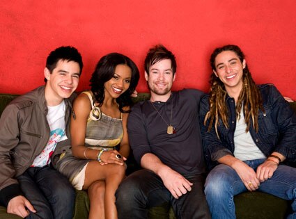 American Idol Season 7: Top 4 (David Archuleta, David Cook, Jason Castro, Sayesha Mercado)