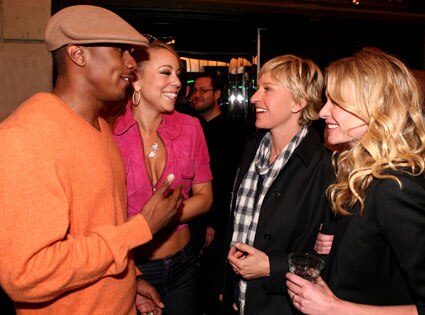 Nick Cannon, Mariah Carey, Ellen Degeneres, Portia de Rossi