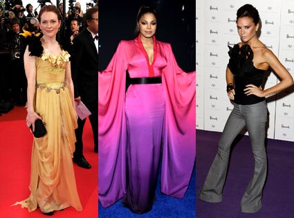 Julianne Moore, Janet Jackson, Victoria Beckham