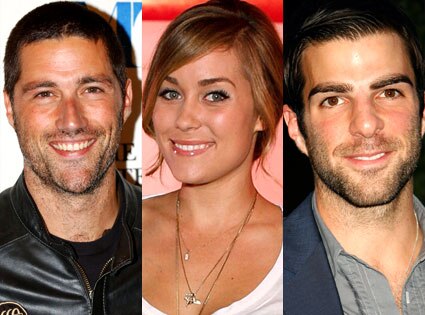 Matthew Fox, Lauren Conrad, Zachary Quinto