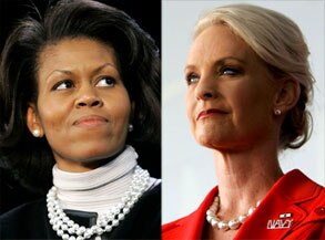 Michelle Obama, Cindy McCain