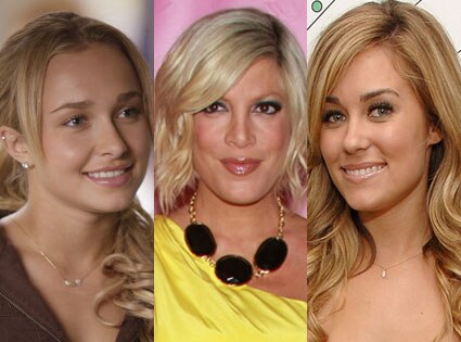 Hayden Panettiere, Tori Spelling, Lauren Conrad