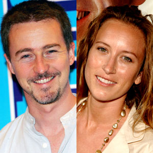 Edward Norton, Shauna Robertson Edward Norton, Shauna Robertson