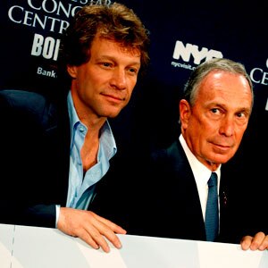 Jon Bon Jovi, Michael Bloomberg
