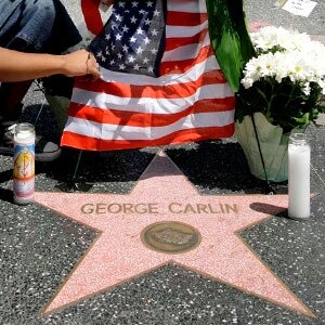 George Carlin, Hollywood Walk of Fame Memorial Wreath