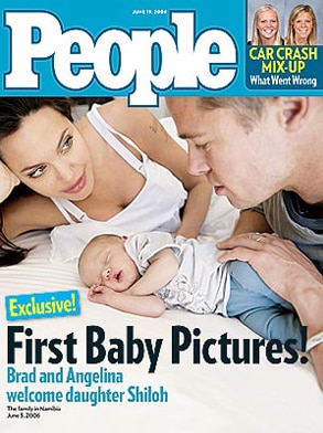 Angelina Jolie, Brad Pitt People Cover