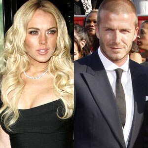 Lindsay Lohan, David Beckham