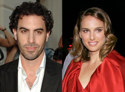 Sacha Baron Cohen, Natalie Portman