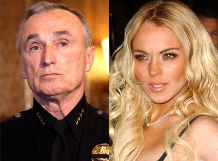 William Bratton, Lindsay Lohan