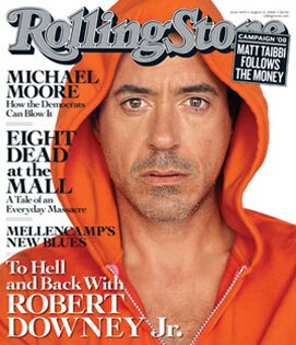 Robert Downey Jr., Rolling Stone Magazine