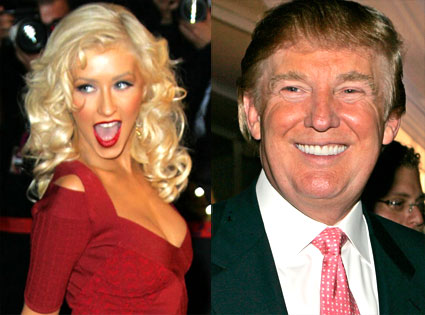 Christina Aguilera, Donald Trump Christina Aguilera, Donald Trump