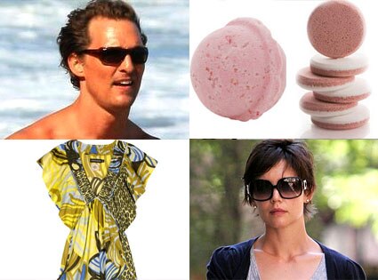 Matthew McConaughey, Me! Bath Products, Anita Batik Dress, Katie Holmes