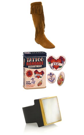 Sam Edelman boot, Fred Flare Wacky Bandages, Isharya ring