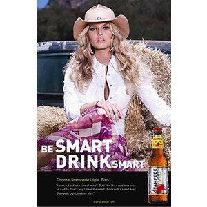 Jessica Simpson Stampede Beer Ad