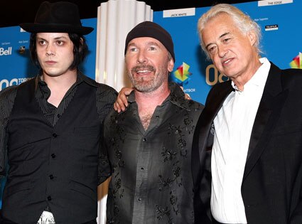 Jack White, The Edge, Jimmy Page