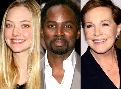 Amanda Seyfried, Harold Perrineau, Julie Andrews