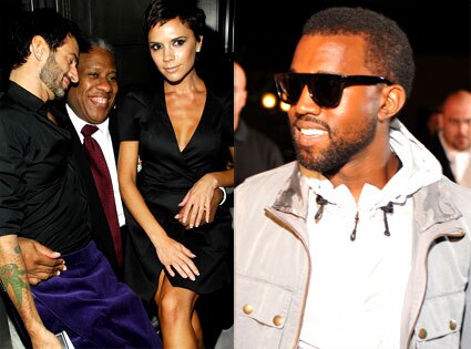 Marc Jacobs, Andre Leon Talley, Victoria Beckham, Kanye West