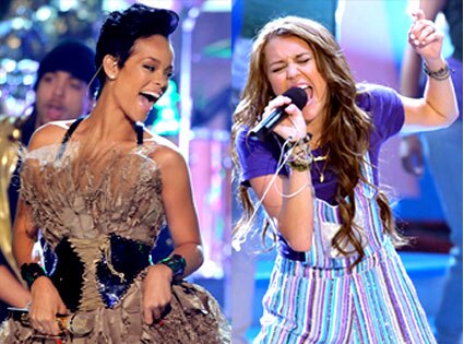 Rihanna, Miley Cyrus