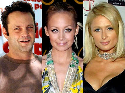 Vince Vaughn, Nicole Ritchie, Paris Hilton
