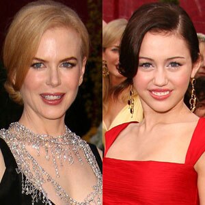 Nicole Kidman, Miley Cyrus