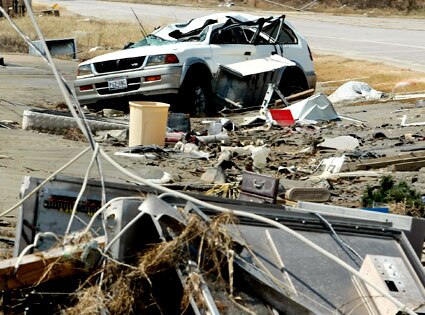 Hurricane Ike damage