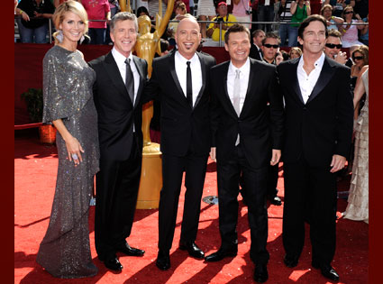  Heidi Klum, Tom Bergeron, Howie Mandel, Ryan Seacrest, Jeff Probst