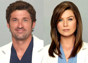 Patrick Dempsey, Ellen Pompeo, Grey's Anatomy