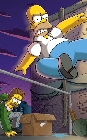 Homer Simpson, Ned Flanders, The Simpsons