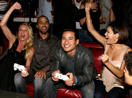 Nicollette Sheridan, Tony Parker, Mario Lopez, Eva Longoria Parker